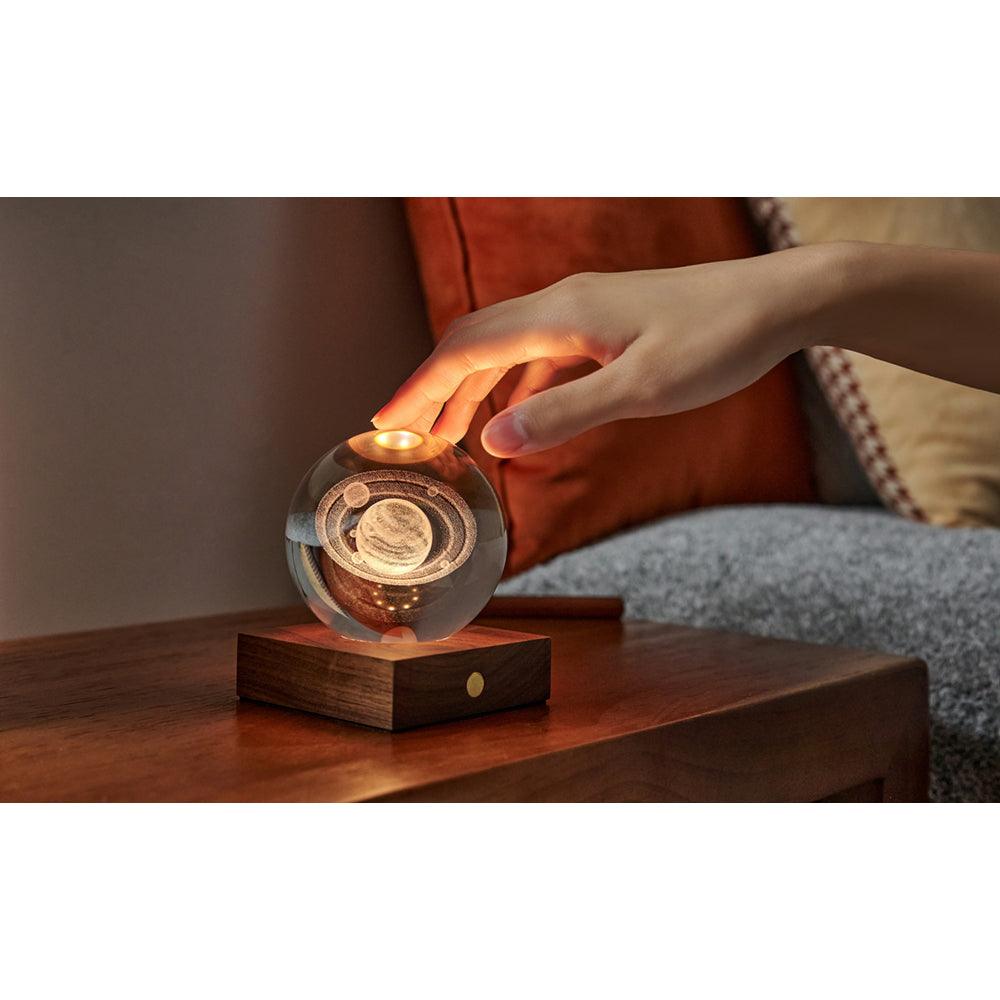 Gingko Design Amber Crystal Light - Saturn | Science Museum Shop