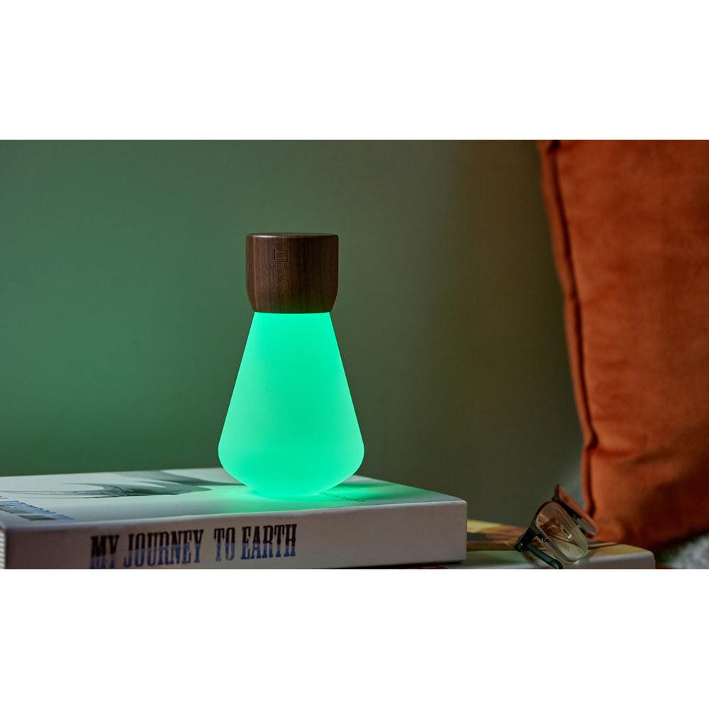 Gingko Design Pentagon Desk Bulb Light - Mini Walnut - Home Tech - Science Museum Shop