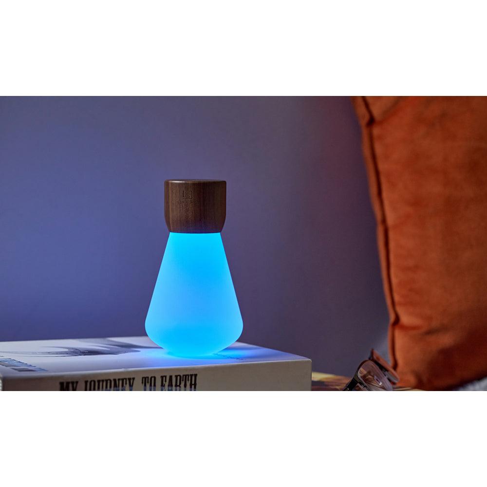 Gingko Design Pentagon Desk Bulb Light - Mini Walnut - Home Tech - Science Museum Shop