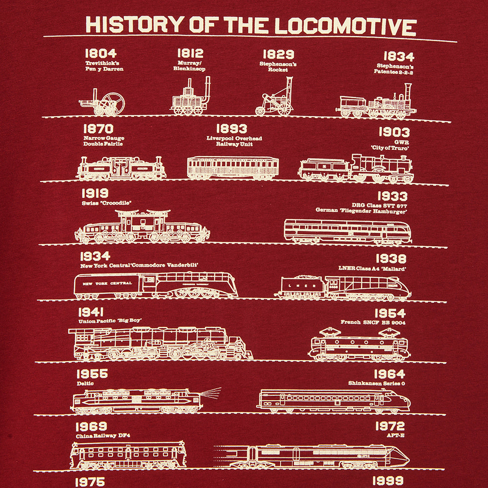 Ultrabasic T-Shirt Uomo Union Express - National Railway Locomotive 1945, Cotone 100%, Vestibilità Comfort, Ideale Regalo