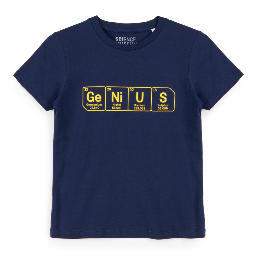 Science Museum Genius  Kids T-Shirt - Periodic Table - Science Museum Shop