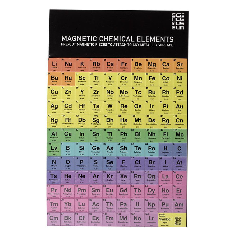 Science Museum Periodic Table Magnet Set - Magnets - Science Museum Shop