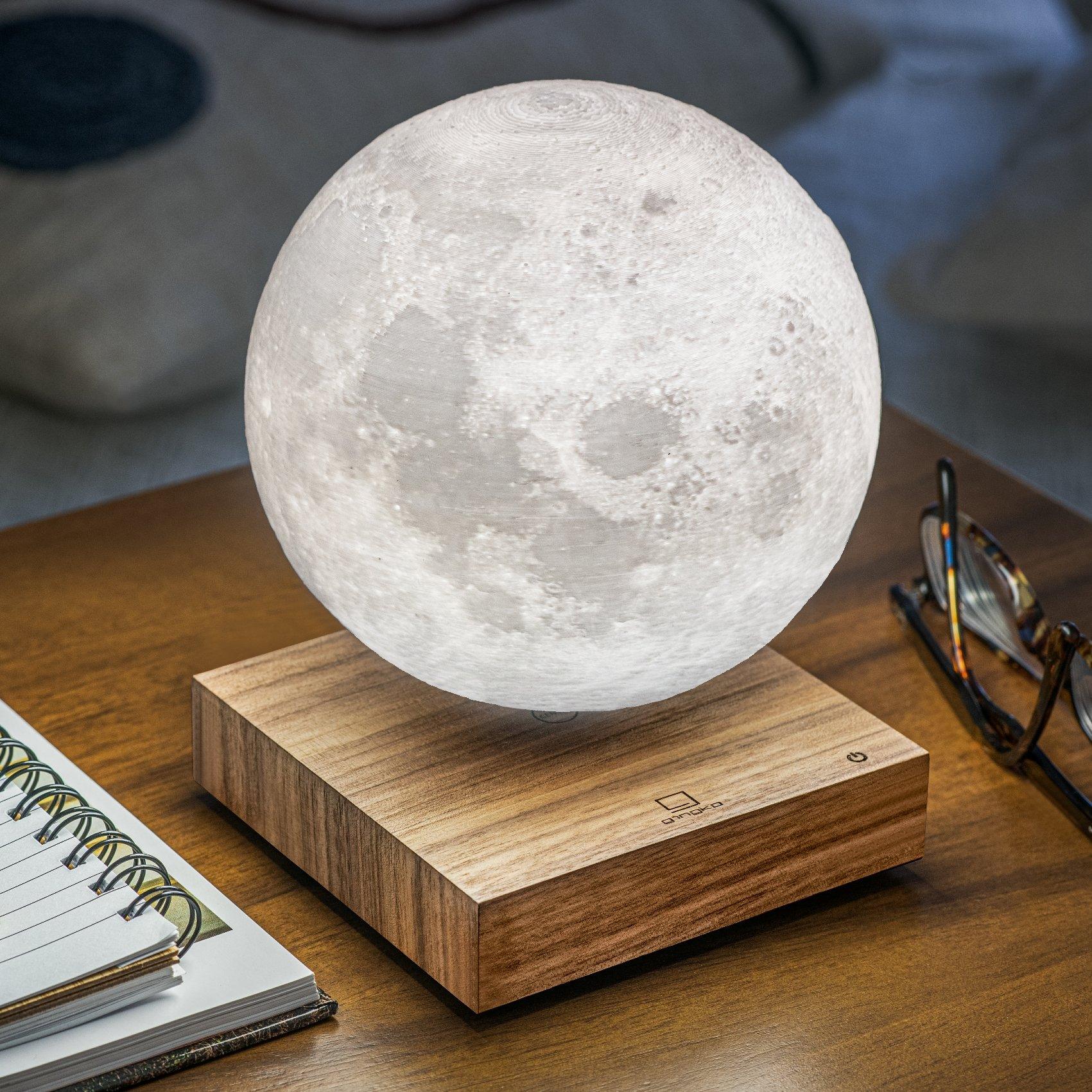Smart Moon Lamp Walnut - Home Tech - Science Museum Shop