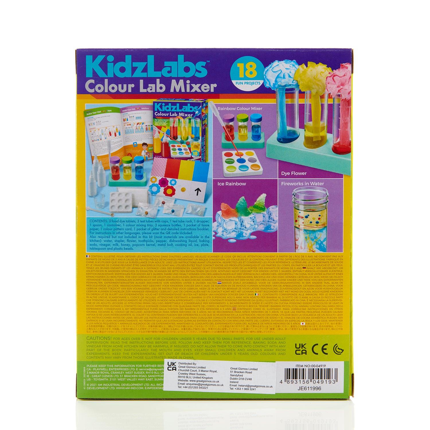 Colour Lab Mixer Kit - Experiments -detail - Science Museum Shop