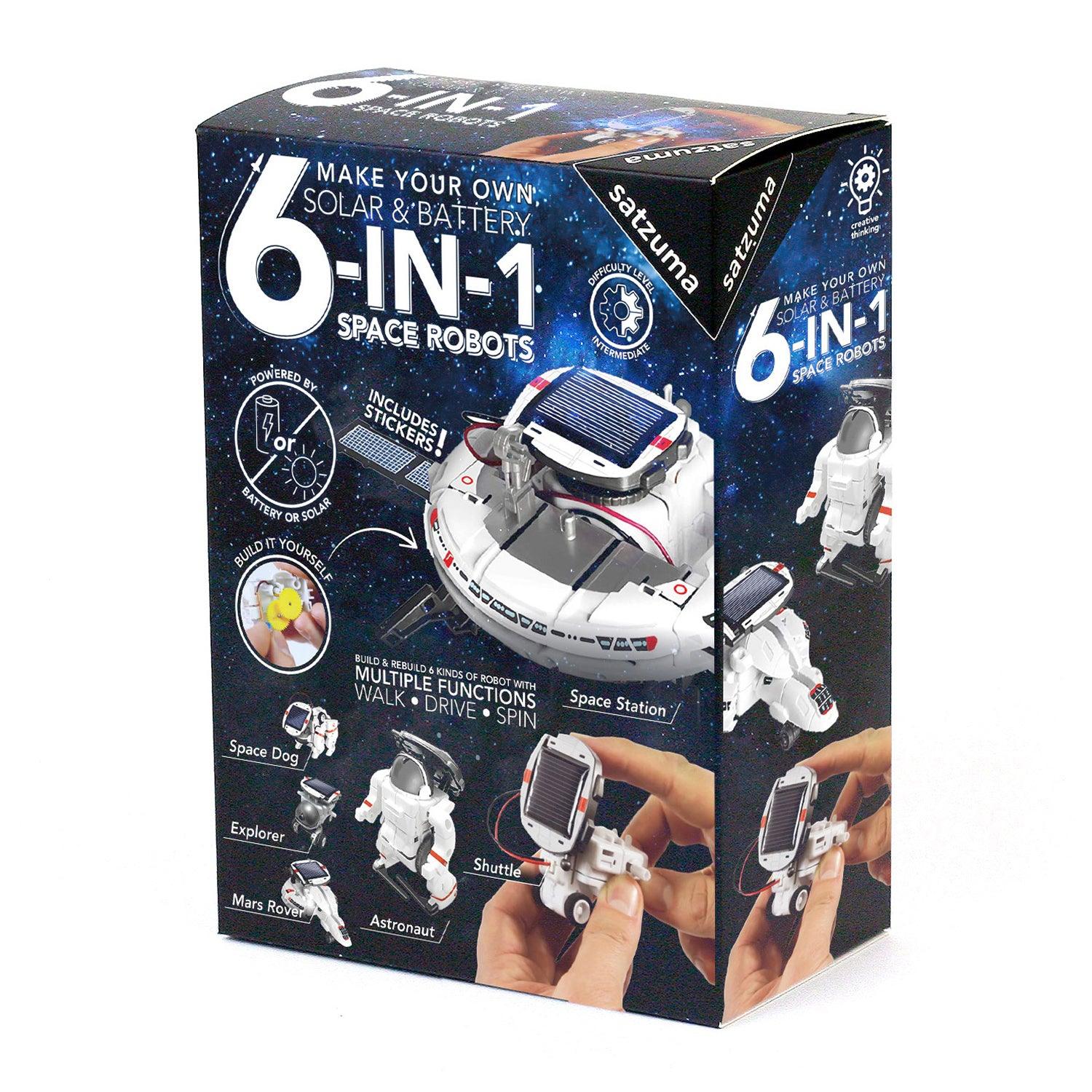 Make Your Own 6-In-1 Space Robots Kit Science Museum Shop