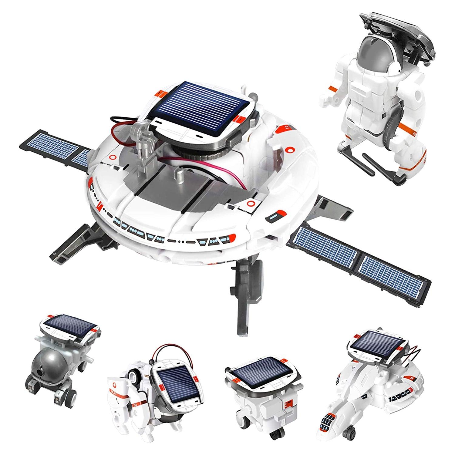 Make Your Own 6-In-1 Space Solar Robots Kit - Robotics - Science Museum Shop