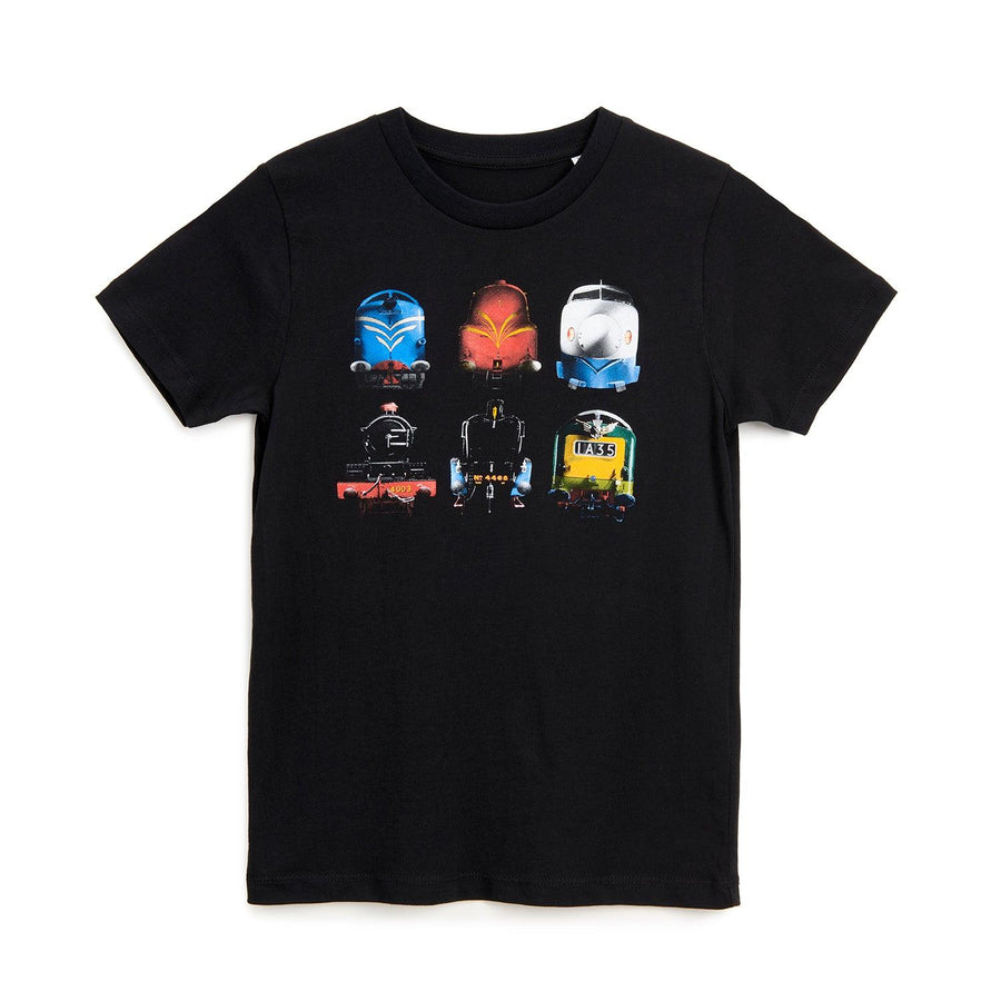 National Railway Museum Faces Kids T-Shirt - Clothing - Science Museum Shop