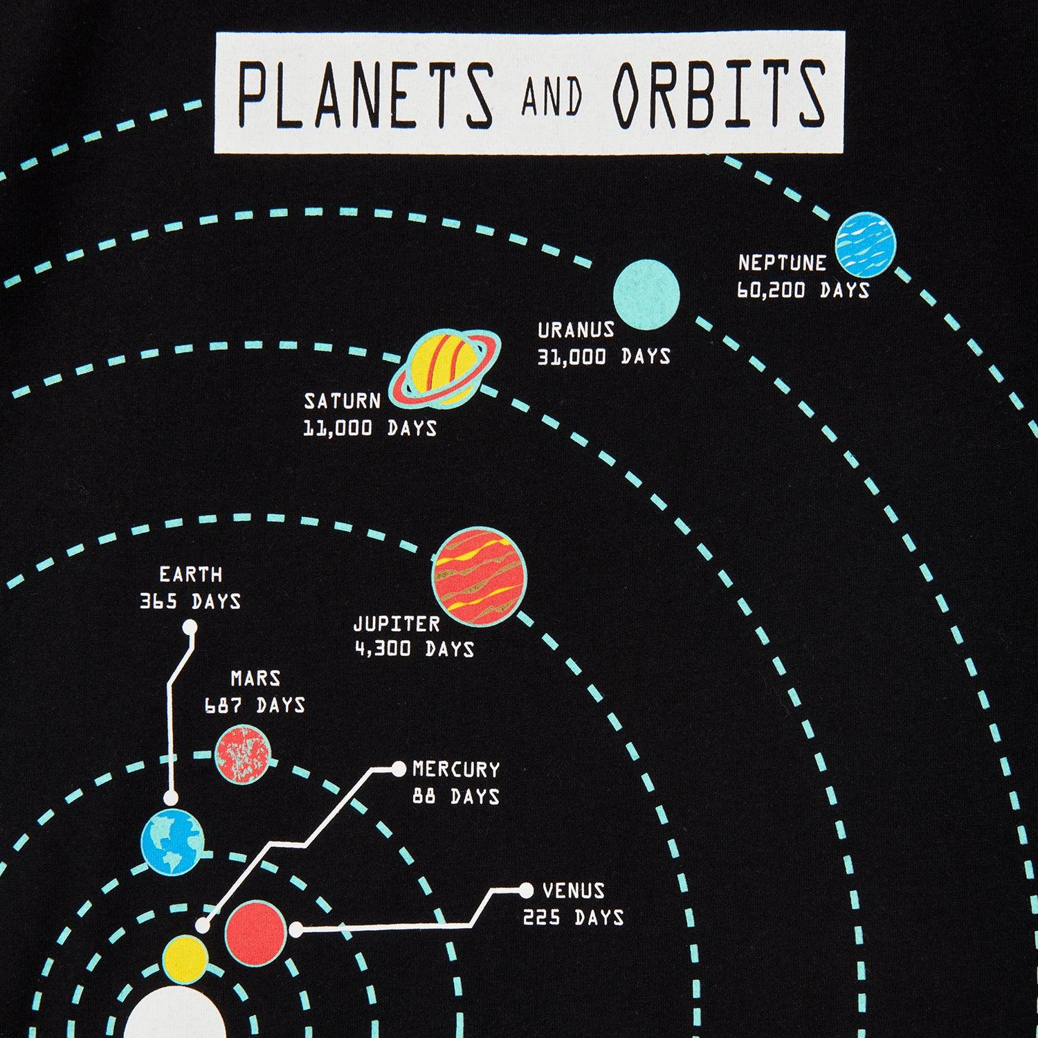 Science Museum Glowing Planets Kids T-Shirt - Clothing - Science Museum Shop