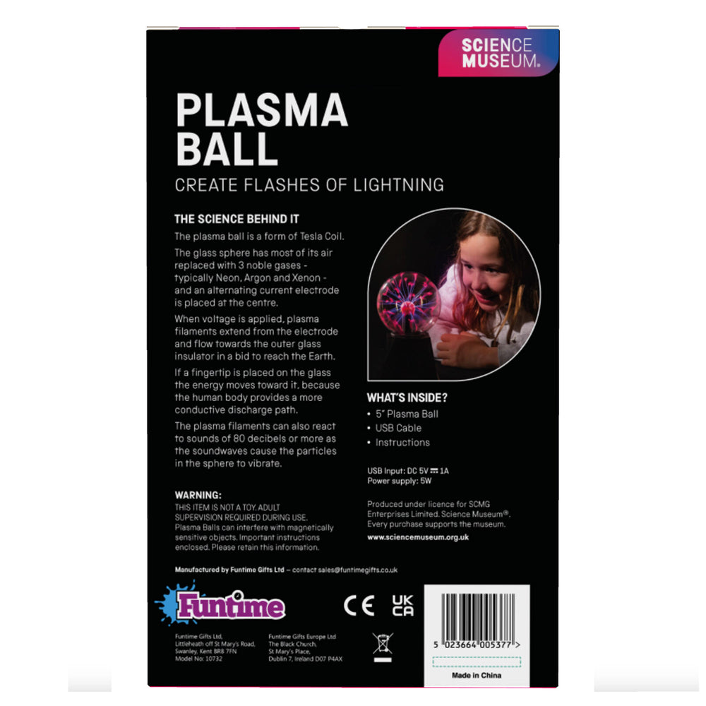Science Museum Plasma Ball Lighting & Lamps - Science Museum Shop