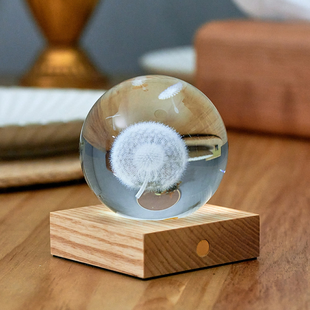 Gingko Design Amber Light 3D Laser - Dandelion Home Tech - Science Museum Shop