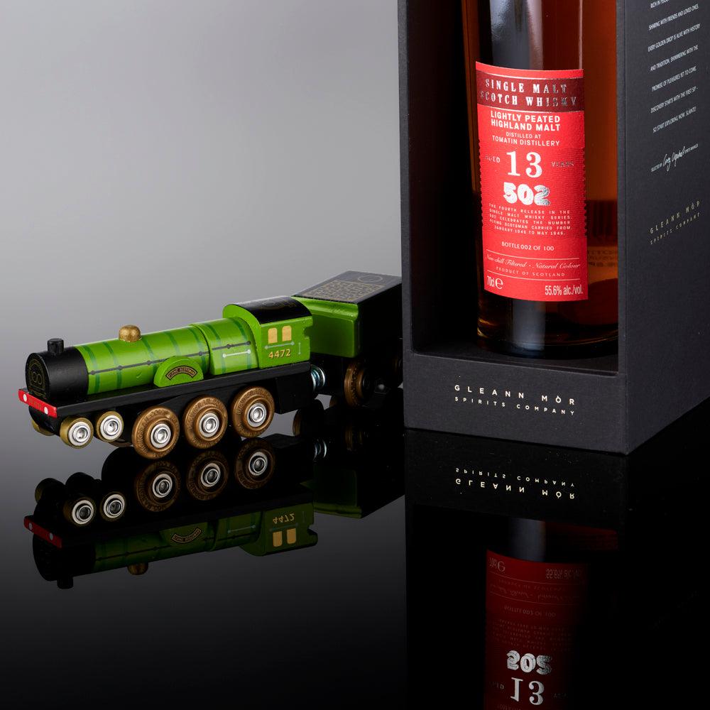 National Railway Museum Flying Scotsman Centenary Whisky Fourth Edition with Bigjig wooden model Toy- Limited - Train, Locomotive Gift - Science Museum Shop