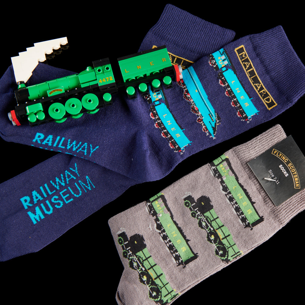 National Railway Museum Flying Scotsman Socks Textile Accessories - Science Museum Shop