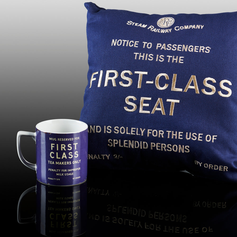 National Railway Museum Navy First Class Mug Mugs - Science Museum Shop