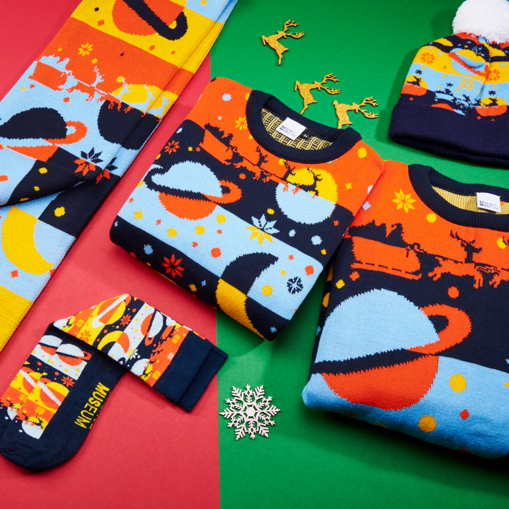 Science Museum Planet Christmas Socks Textile Accessories - Science Museum Shop