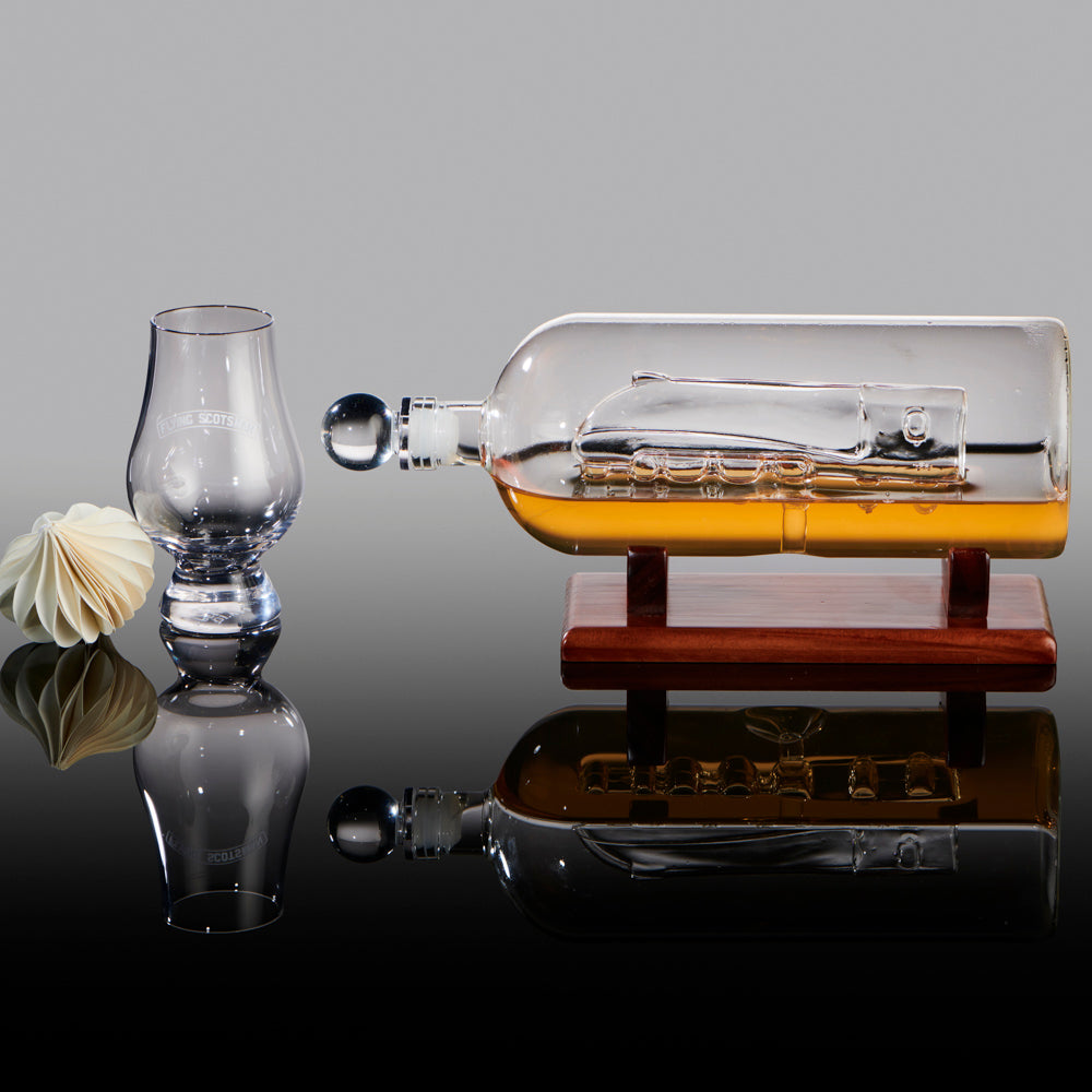 National Railway Museum Flying Scotsman Glencairn Nameplate Whisky Glass Glasses - Science Museum Shop
