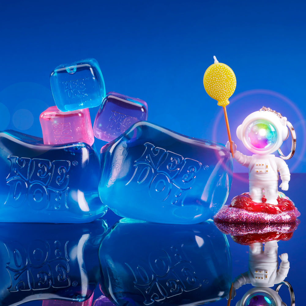 NeeDoh Niceberg Large Cube - Super Solid Squish Sensory Toy Flex & Stretch - Science Museum Shop