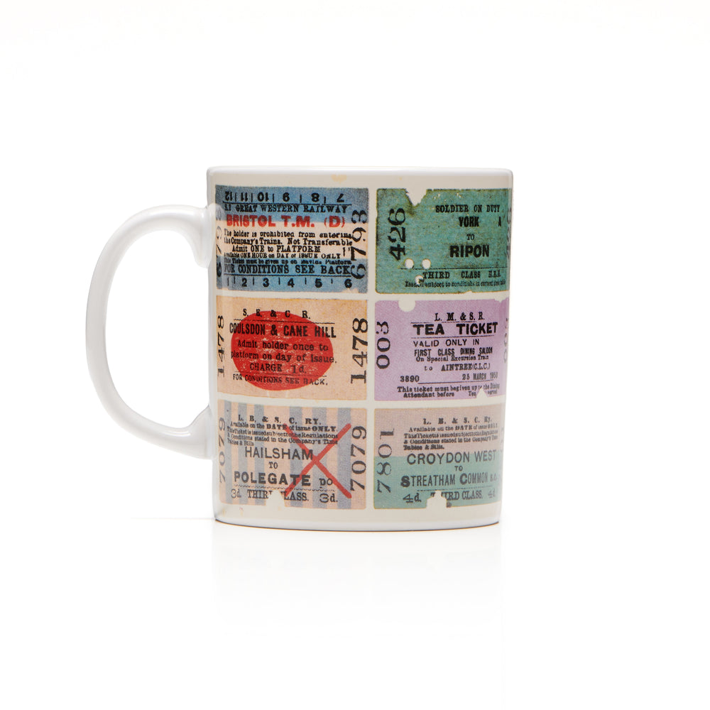National Railway Museum Railway 200 Ticket Archive Mug Mugs - Science Museum Shop