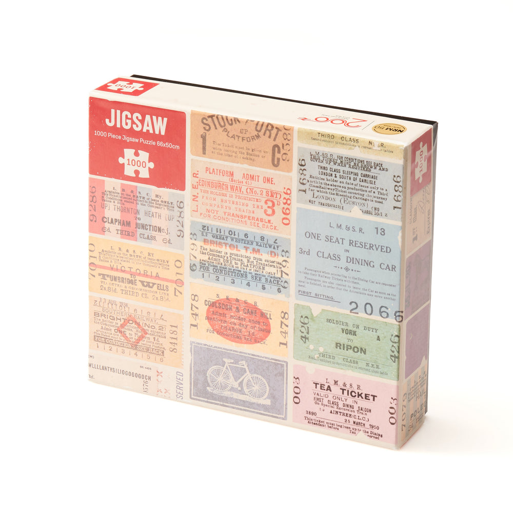 National Railway Museum Railway 200 Ticket Archive 1000-Piece Puzzle Puzzles - Science Museum Shop