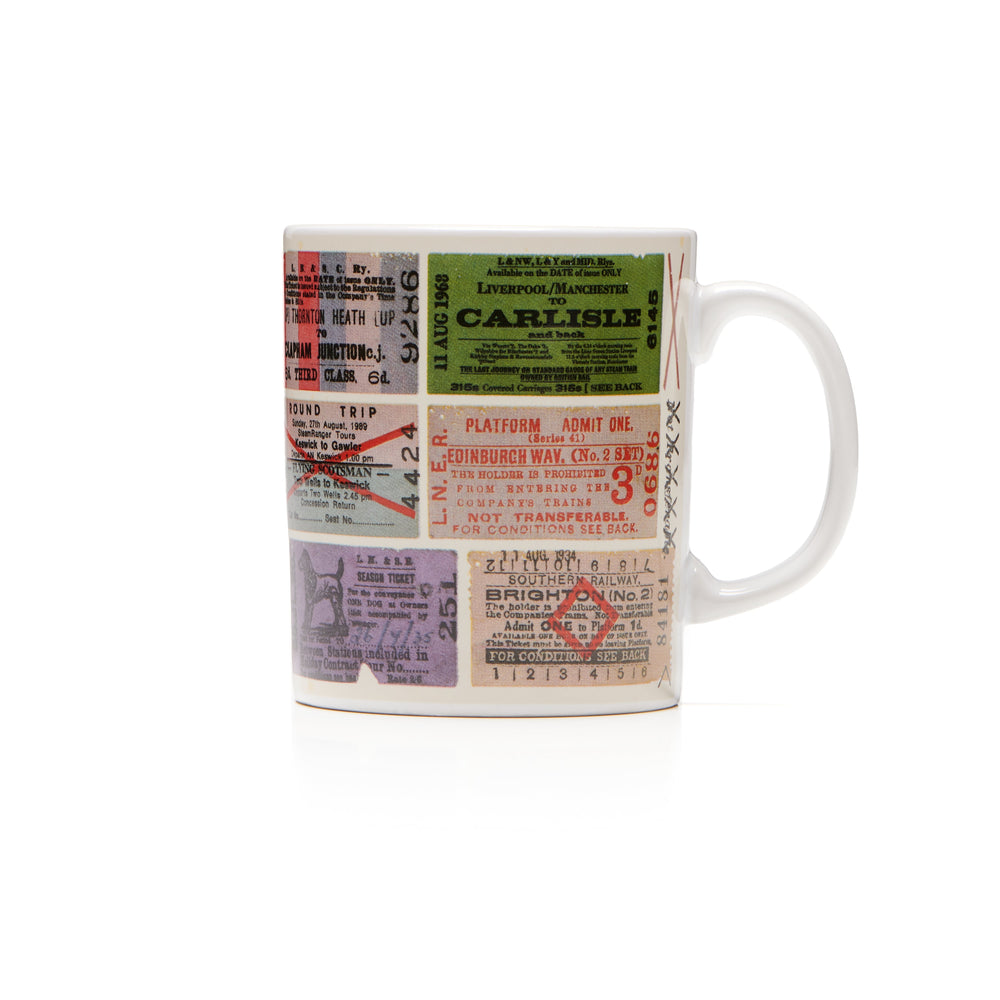 National Railway Museum Railway 200 Ticket Archive Mug Mugs - Science Museum Shop
