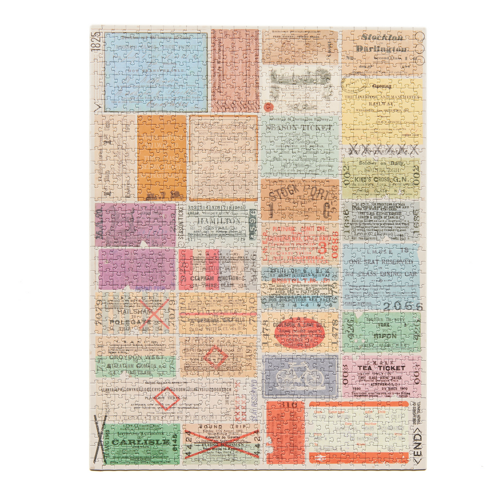 National Railway Museum Railway 200 Ticket Archive 1000-Piece Puzzle Puzzles - Science Museum Shop
