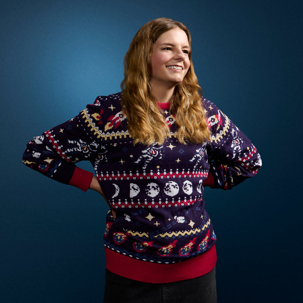 Science Museum Adults Space Christmas Jumper Clothing - Science Museum Shop