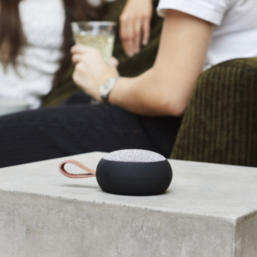 Kreafunk aGO 2 Fabric Bluetooth Speaker - Black Home Tech - Science Museum Shop