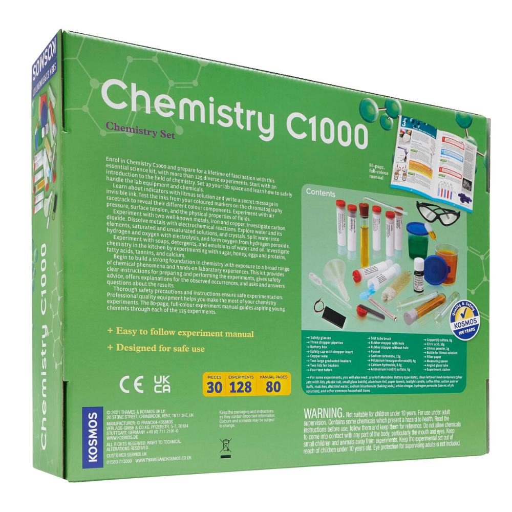 Chemistry C1000 Kit Experiments - Science Museum Shop