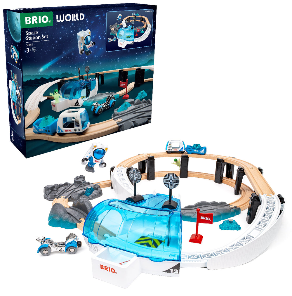 BRIO Space Station Set Kids Railways Models - Science Museum Shop
