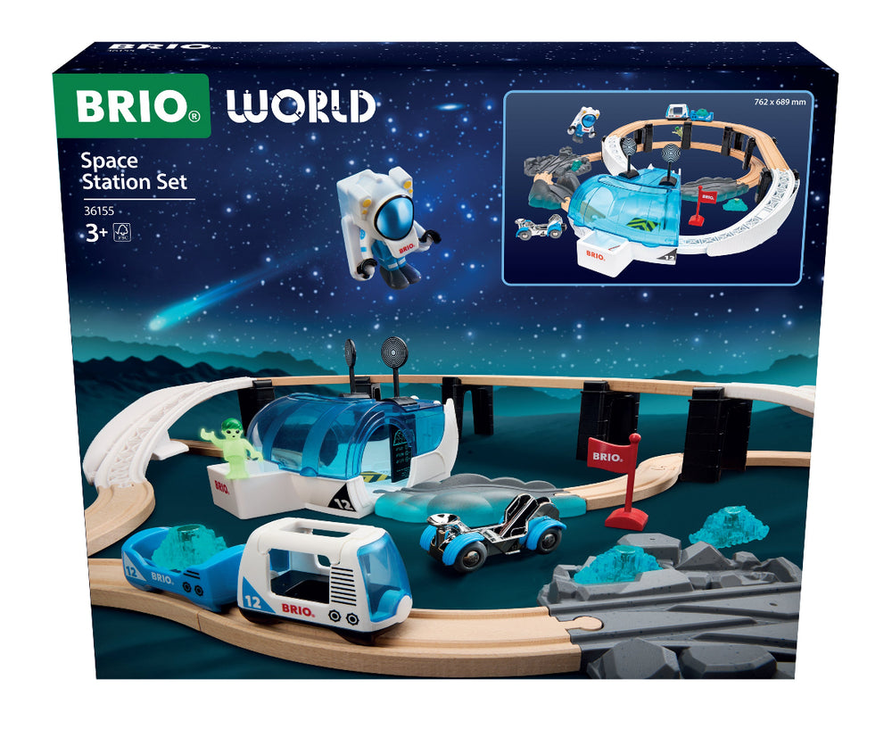 BRIO Space Station Set Kids Railways Models - Science Museum Shop