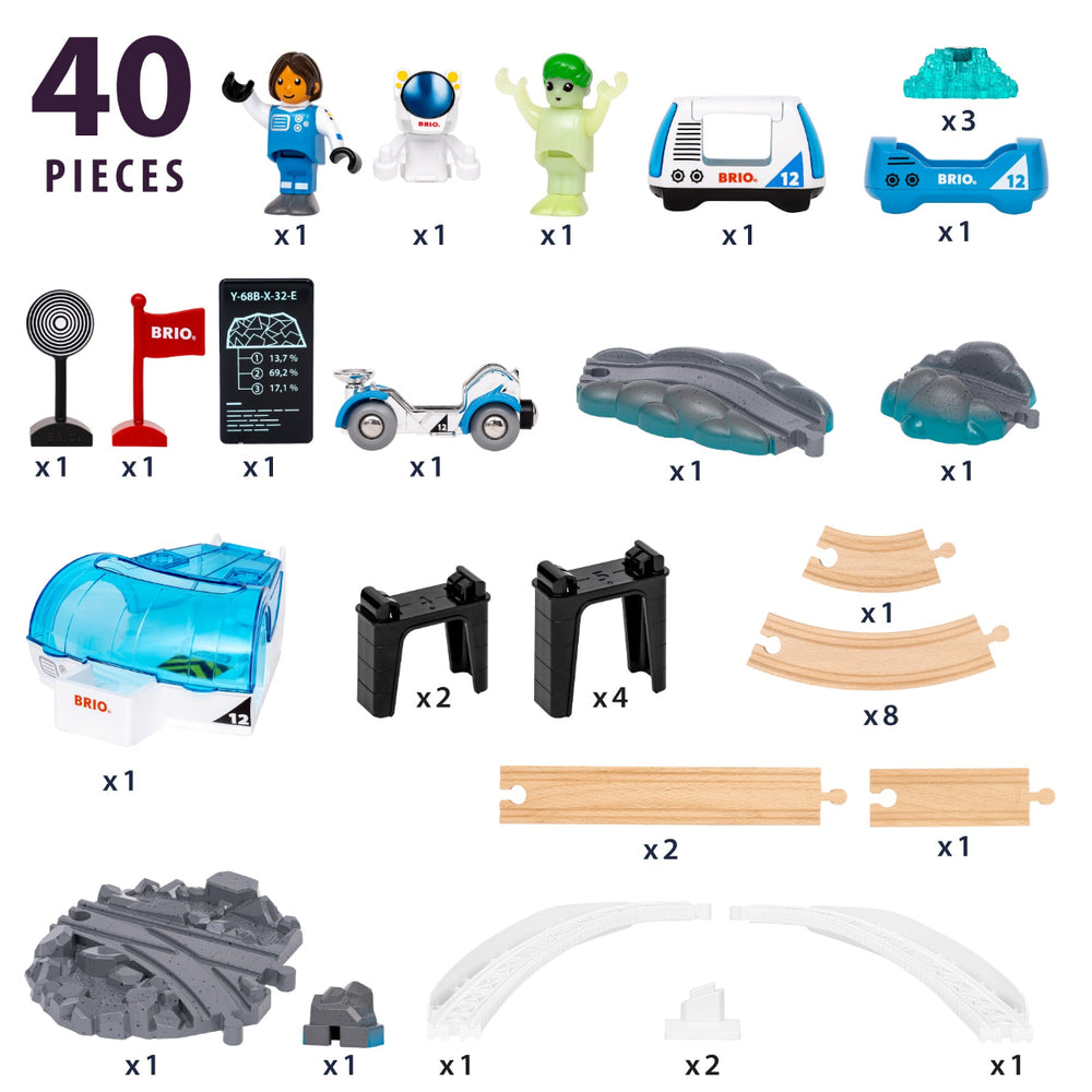 BRIO Space Station Set Kids Railways Models - Science Museum Shop