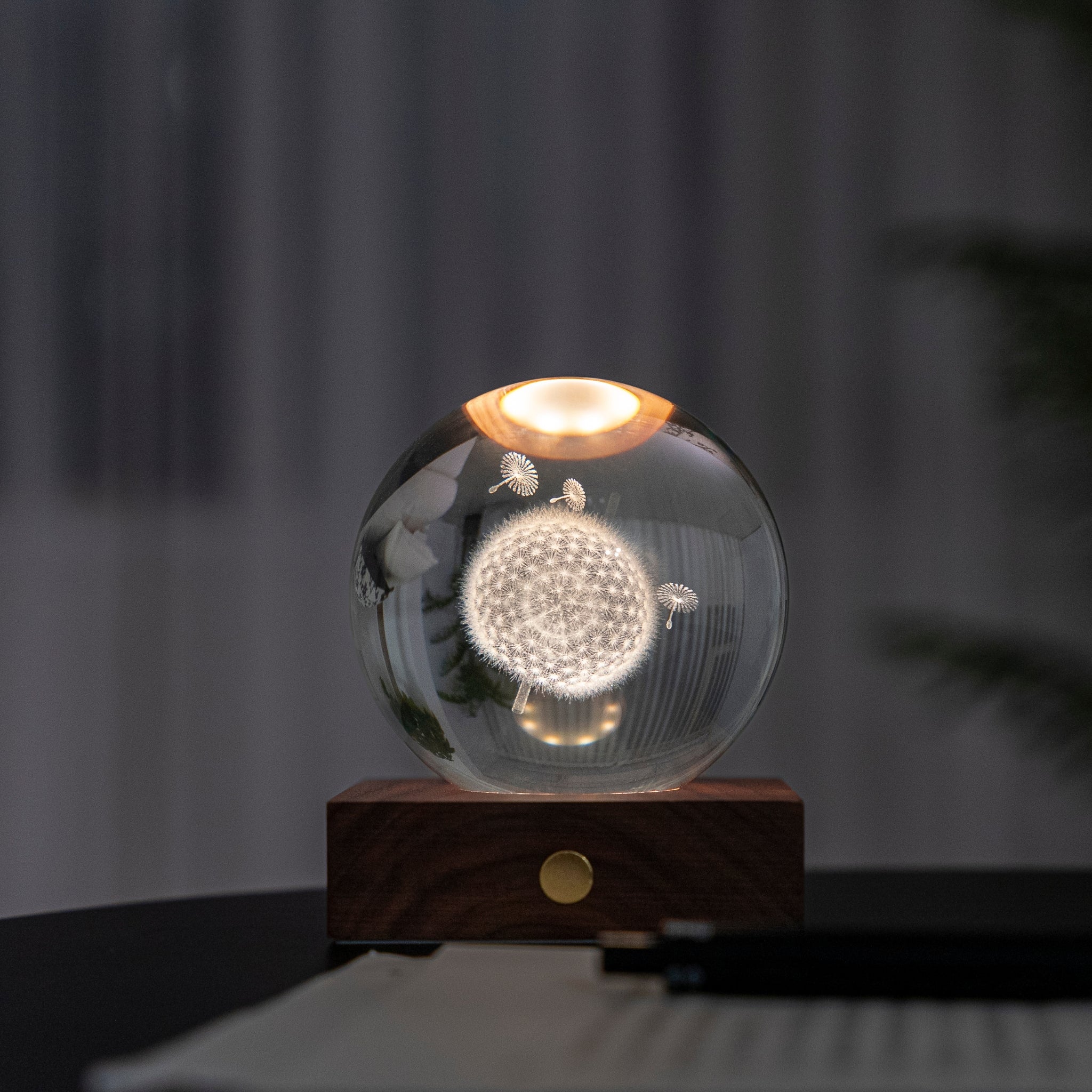 Gingko Design Amber Light 3D Laser - Dandelion Home Tech - Science Museum Shop