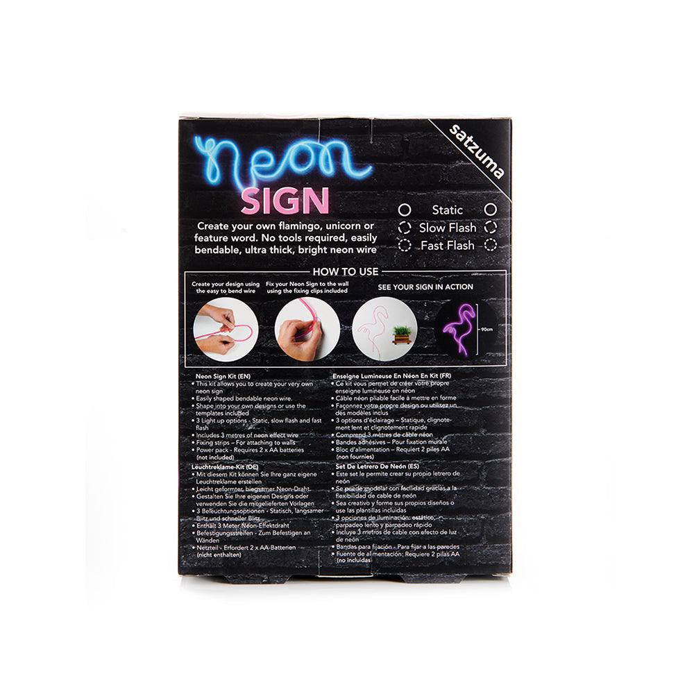 DIY Neon Sign Kit  - detail - Science Museum Shop