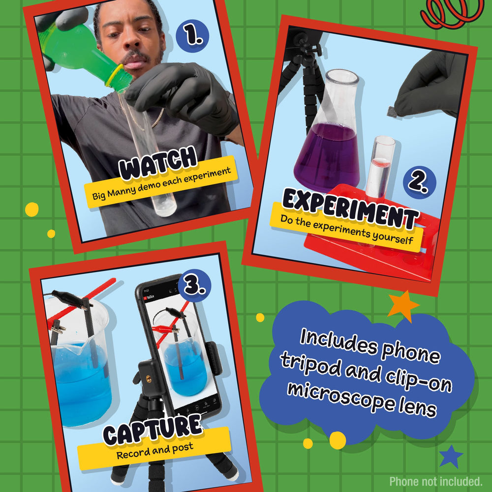 Big Manny Science Innit Epic Chemistry Kit Experiments - Science Museum Shop
