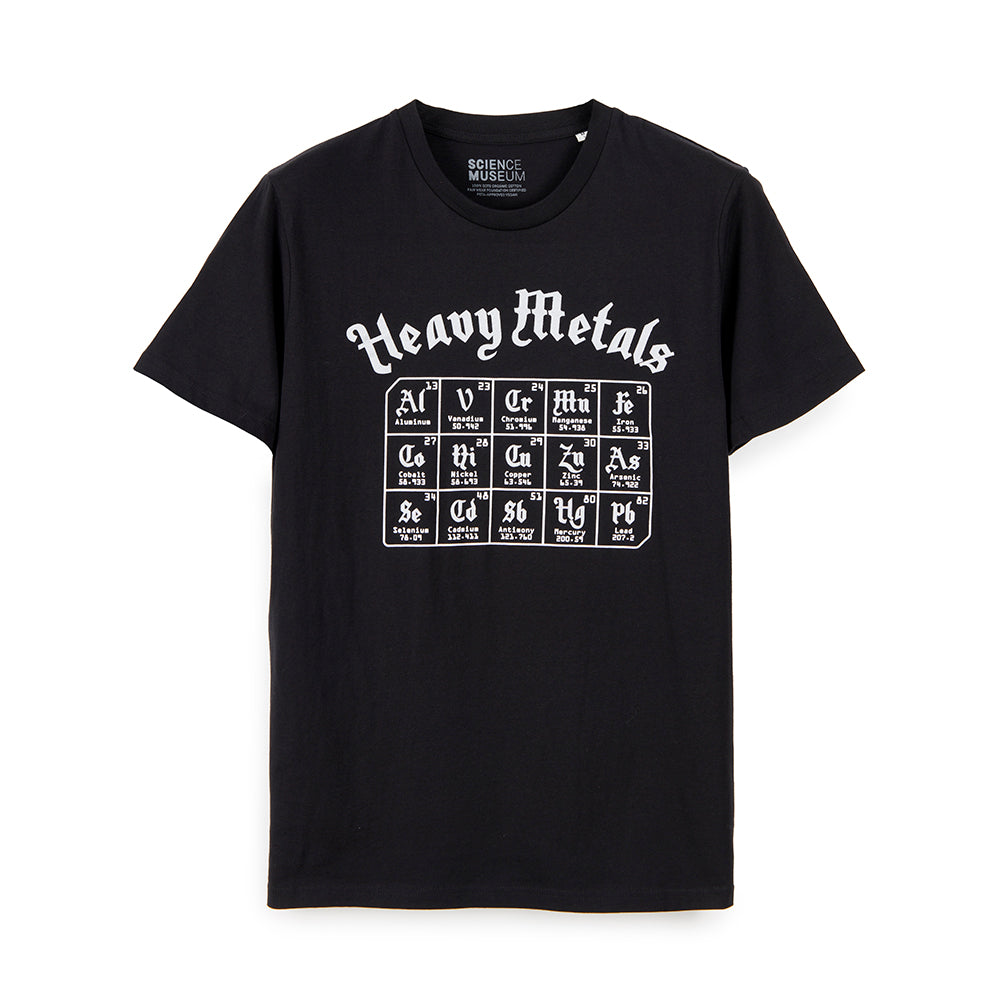 Science Museum Heavy Metals T-Shirt Clothing - Science Museum Shop