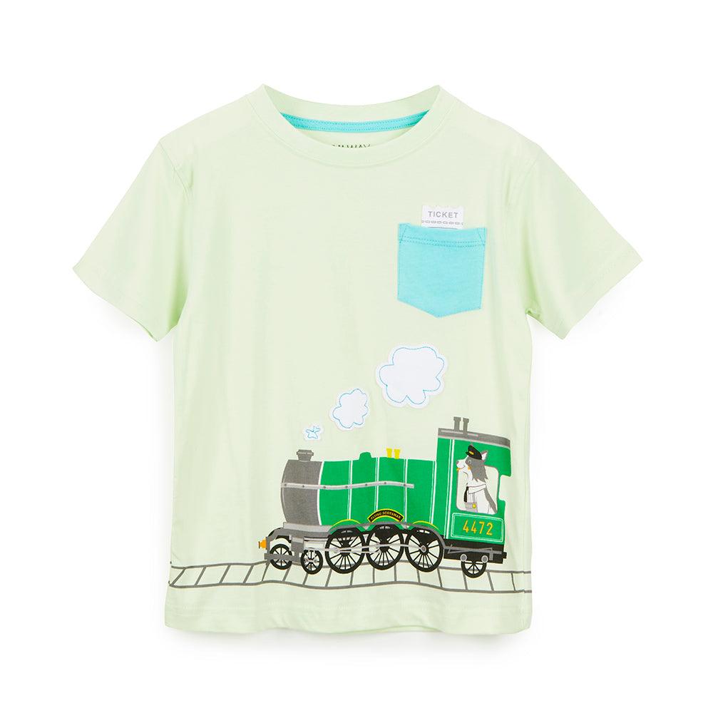 National Railway Museum Kids Flying Scotsman Animals T-shirt