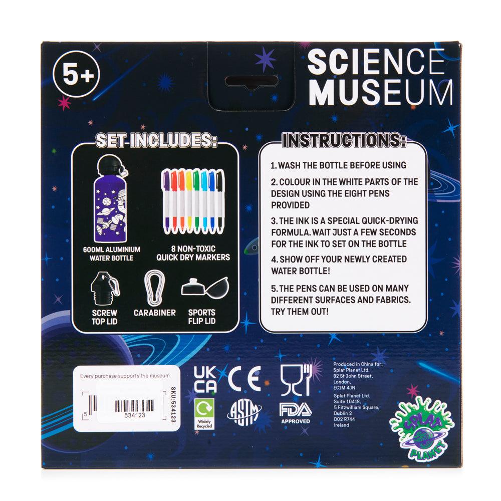 Science Museum Colour-in Space Water Bottle Bottles - Science Museum Shop