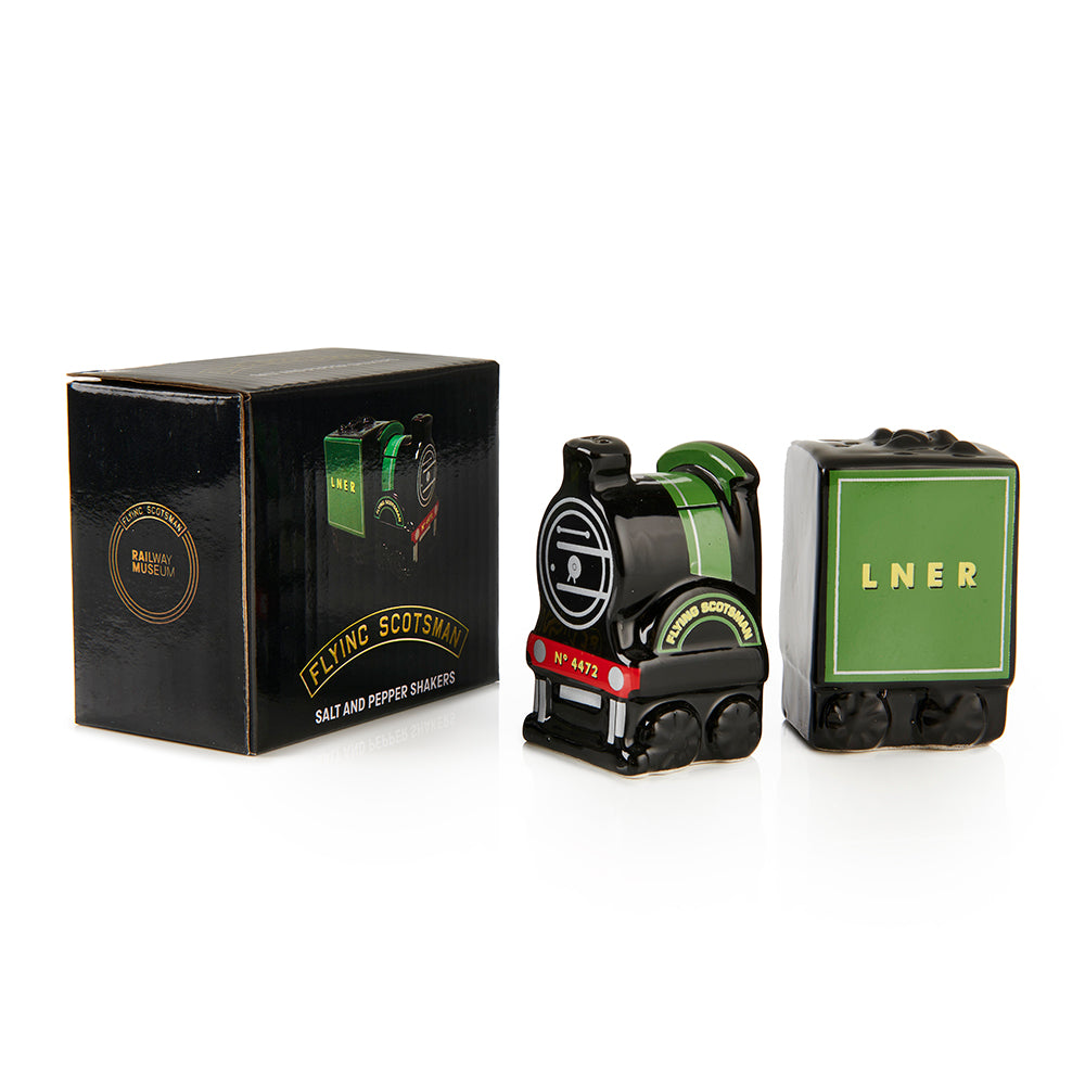 National Railway Museum Flying Scotsman Salt and Pepper Shakers Kitchen - Science Museum Shop