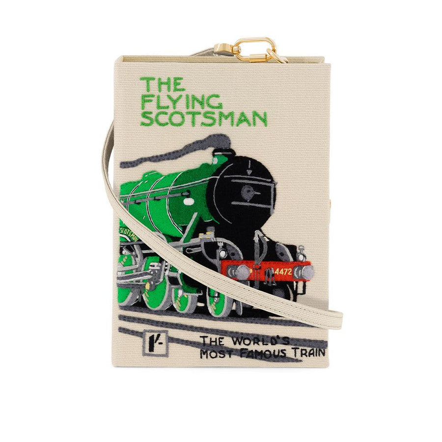 Flying Scotsman World's Most Famous Train Clutch Bag by Olympia Le-Tan