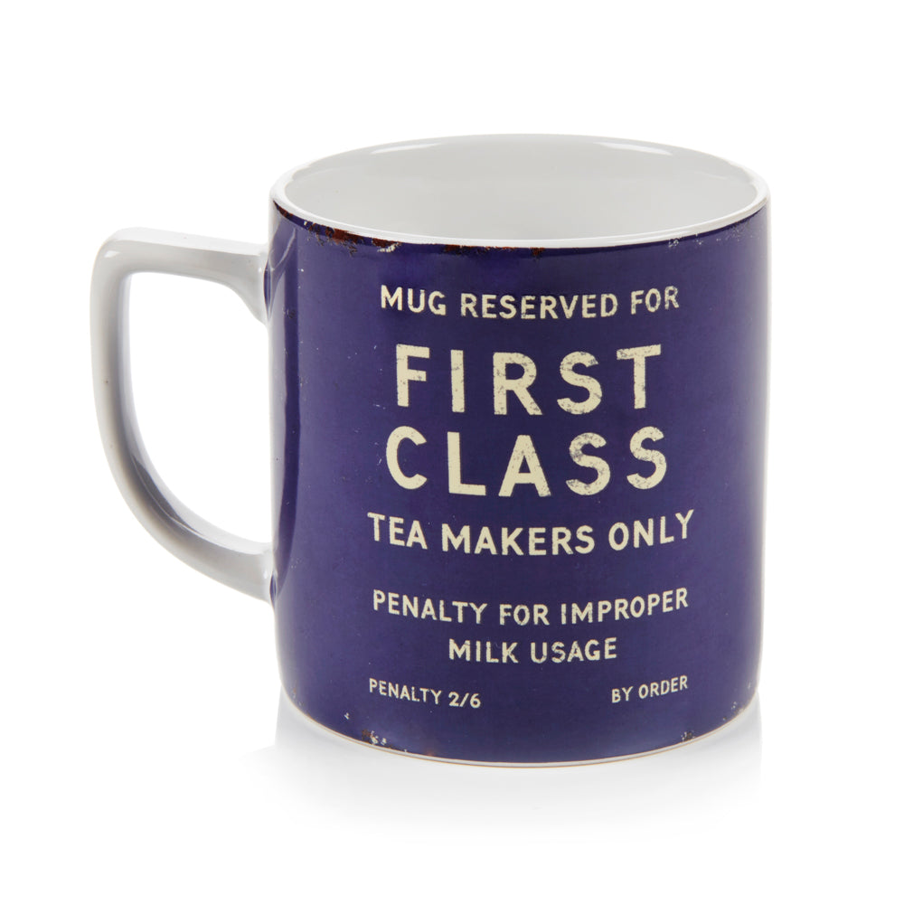 National Railway Museum Navy First Class Mug Mugs - Science Museum Shop