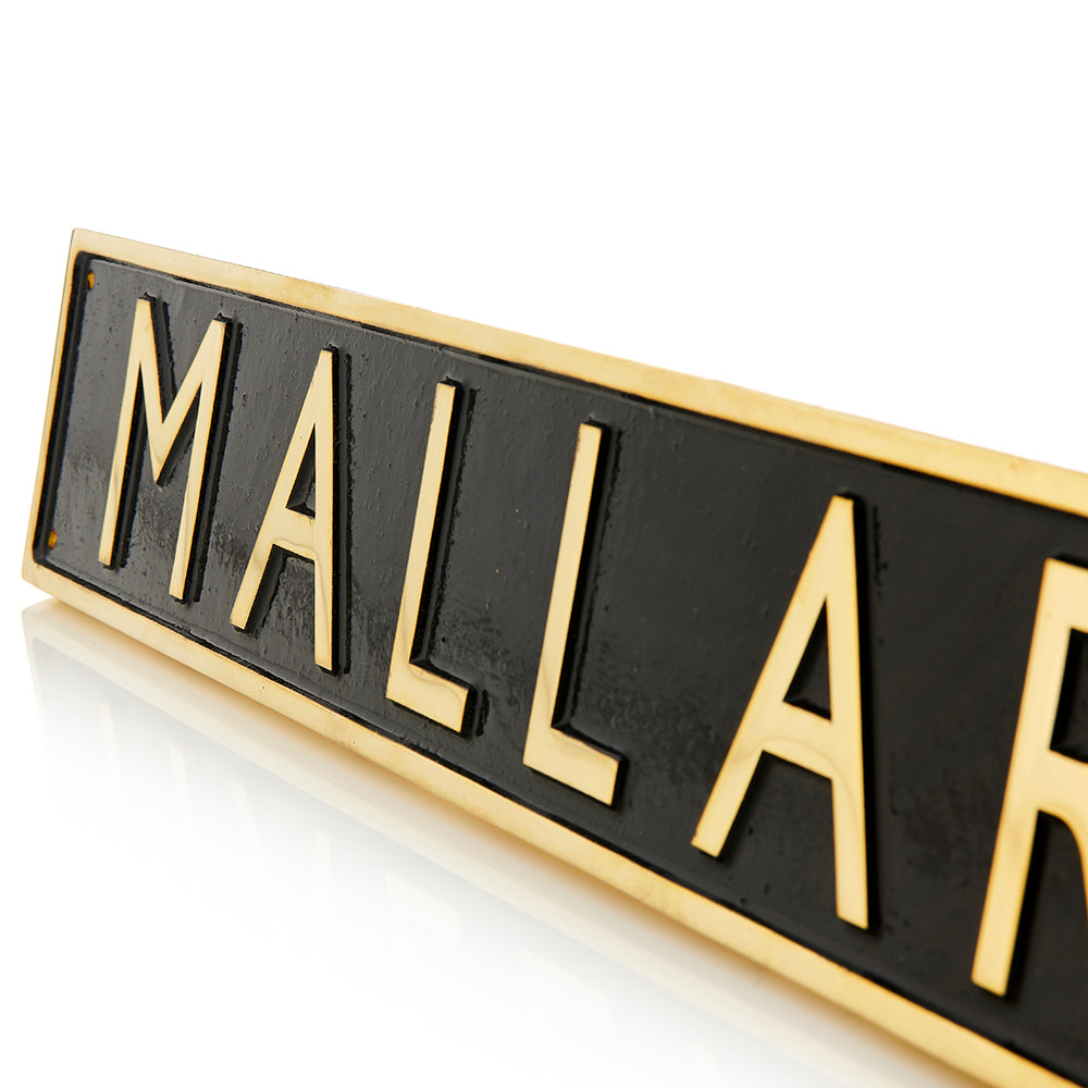 Mallard Nameplate Medium Metal Signs - Science Museum Shop