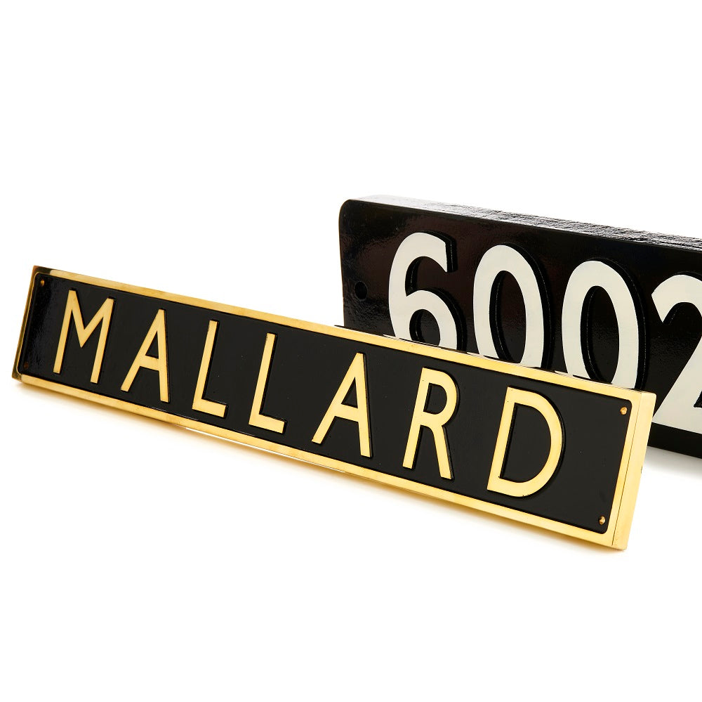 Mallard Nameplate Medium with Number Plate - Train, Locomotive Signs & gifts - National Railway Museum -Science Museum Shop