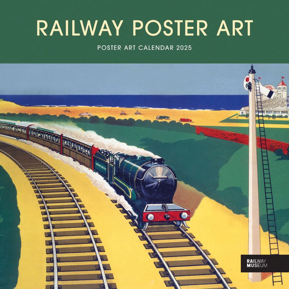 National Railway Museum - Railway Poster Art 2025 Calendar - Train, Locomotive Gifts - Science Museum Shop
