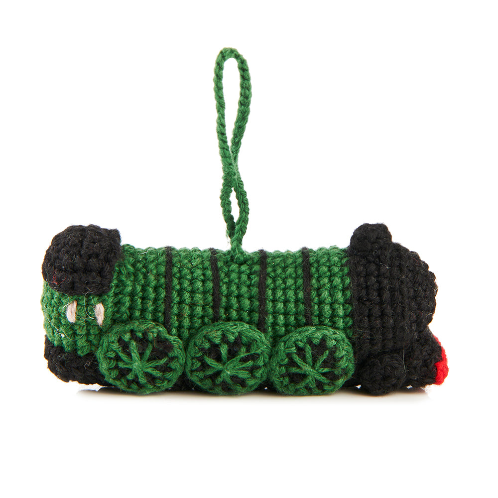 National Railway Museum Flying Scotsman Crocheted Decoration - Train, locomotive gifts - Science Museum Shop