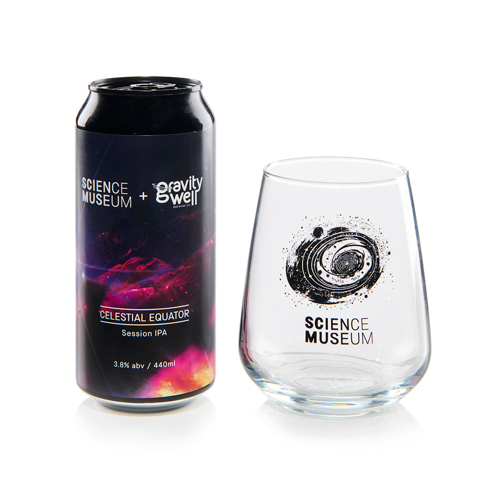 Science Museum x Gravity Well Pale Ale Beer Gift Set - With Glass