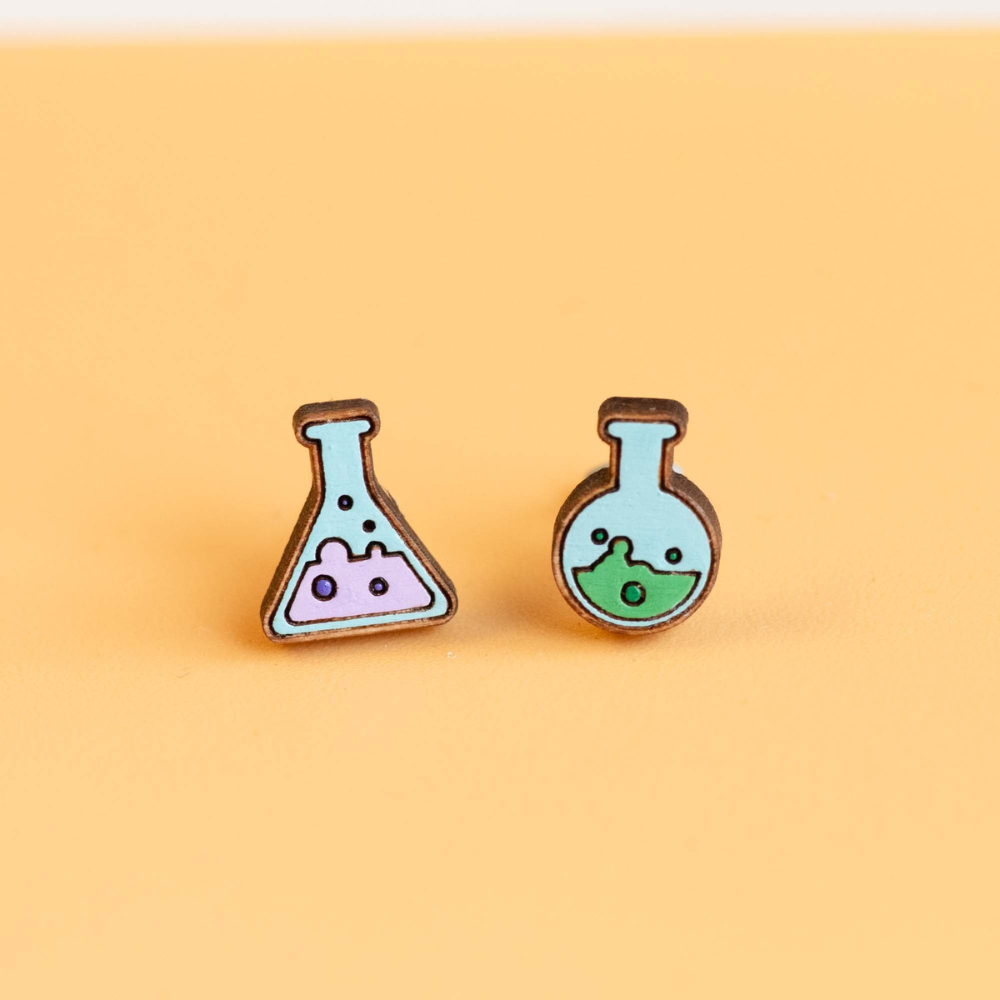 Science Museum Lab Flasks Earrings