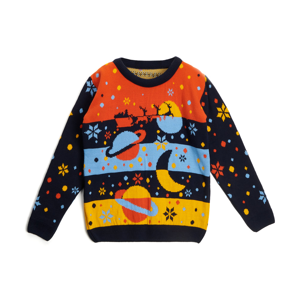 Science Museum Kids Christmas Planet Jumper Clothing - Science Museum Shop
