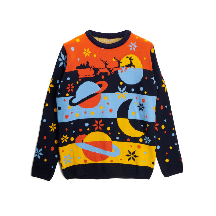 Science Museum Adults Christmas Planet Jumper Clothing - Science Museum Shop