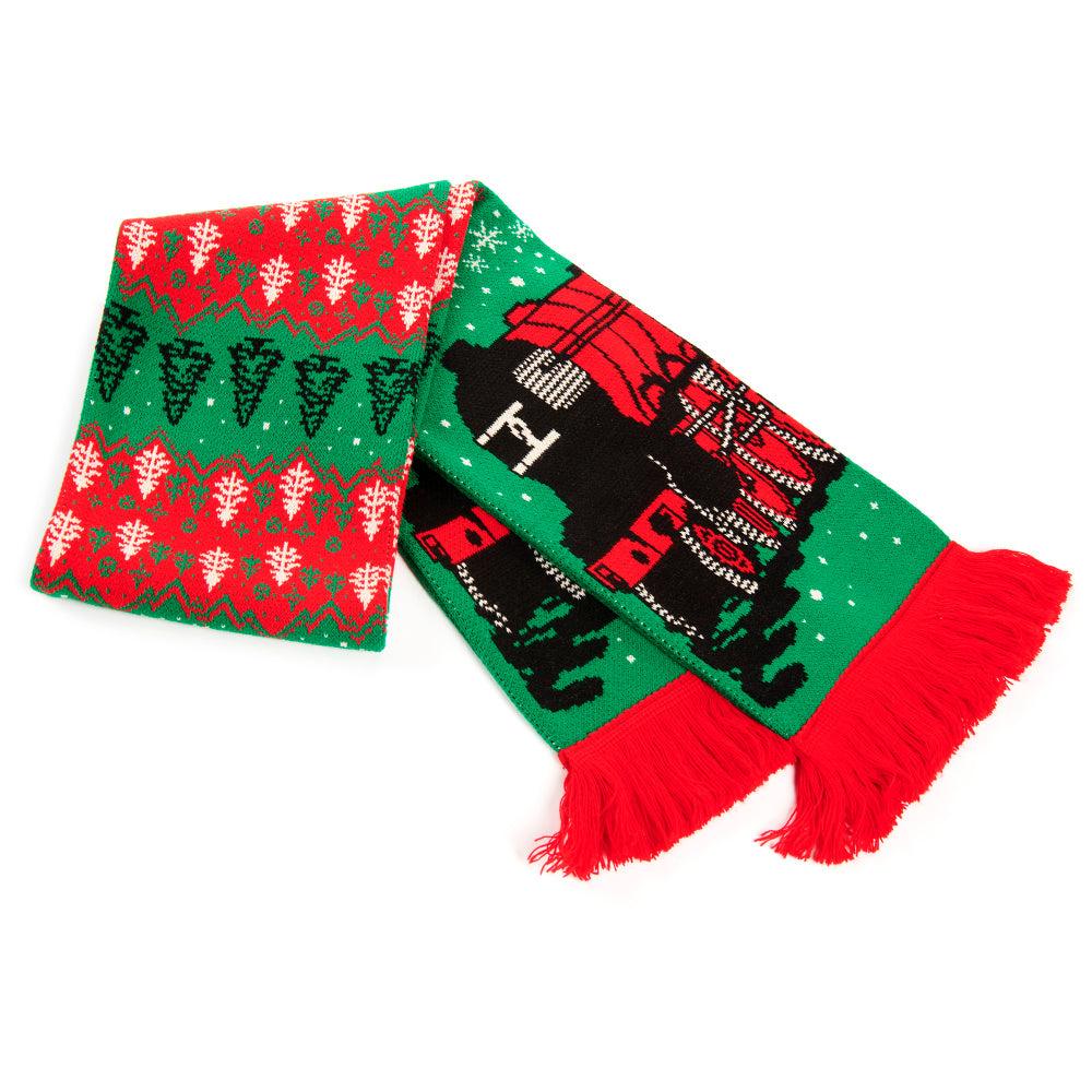 National Railway Museum Christmas Red Train Scarf