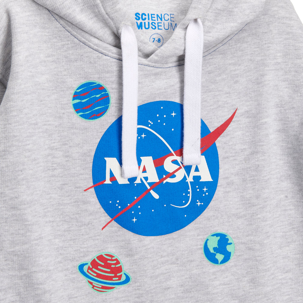 Science Museum NASA Glow In The Dark Planets Hoody Clothing - Science Museum Shop