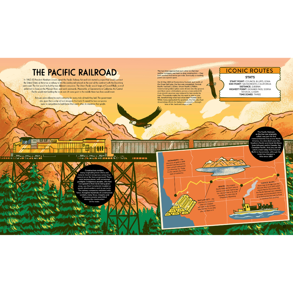 On Track: The Remarkable Story of How Trains Have Changed Our World Railways - Science Museum Shop